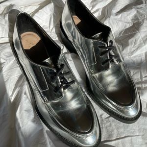Silver Zara boots. 40 EU (9,5-10 US)
